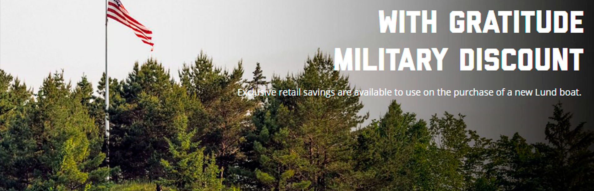 Read more about the article WITH GRATITUDE MILITARY DISCOUNT – Boats